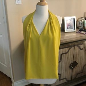 Yellow top from Diane Von Furstenberg
